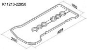 Прокладка крышки клапанов Toyota 1ZZ-FE, 3ZZ-FE, 4ZZ-FE 11213-22050 OEM
