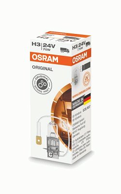 Автолампа H3 24V 70W OSRAM 64156 PK22s