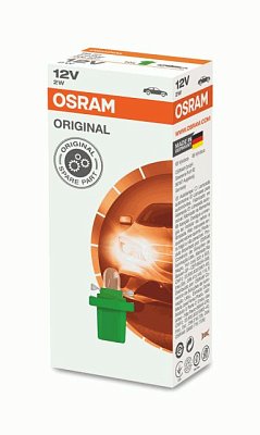 Автолампа BAX 12V 2W OSRAM 2722MF B8,5d