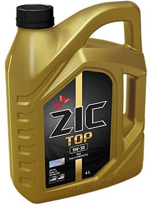 Масло моторное ZIC TOP 5W30  синтетическое 4л
