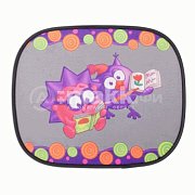 Шторка-экран на бок.окно"Смешарики" 44х36см ком-т 2 шт син/голубой с Крошем SM/WIN-012 Ezhik