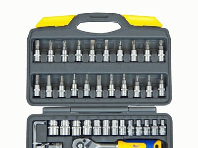 Набор инструмента 1/4" 46 предметов Kraft 700618