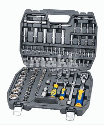 Набор инструмента 1/2"Dr и 1/4"Dr 94 предмета с 12 гран. головками Кraft 700682