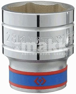 Головка торцевая стандартная шестигранная 1/2", 10 мм King Tony 433510M