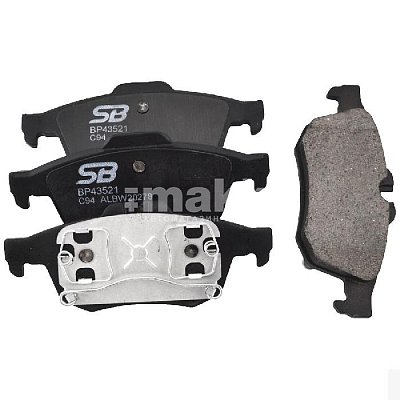 Колодки тормозные дисковые задние NISSAN Primera , Renault BP43521 SB NAGAMOCHI