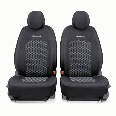 Чехлы автомоб. JACQARD жаккард 11 предм 2 молн чёрн/серые AIRBAG JAC-1102 SKYNET