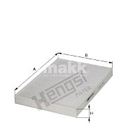 Фильтр салонный Hengst E4931LI (CU 31 003) AUDI A4, A5, A6, A7, A8, Q5, Q7, VOLKSWAGEN TOUAREG