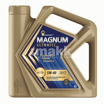 Масло моторное Rosneft Magnum Ultratec  5W40 синт. API SN/CF ACEA A3/B4  4л