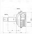 ШРУС наружный 22x50x22 ABS:43T PCV1488 PATRON