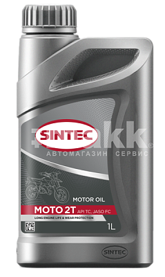 Масло моторное SINTEC Moto 2T TC FC полусинтетическое 1л