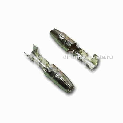 Разъем штекерный "папа" без изоляции TITAN 401LR (латунь,Ø4мм,17,3м,сечение 0,5мм-0,8мм) (ПЭ10/100)