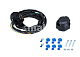 Набор подключения фаркопа (розетка, кабель, винты крепления, клеммы) 7контактов, REXANT