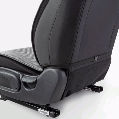 Накидки на сиденье Car Performance передние 2 шт  fiberflax серые CUS-1042 GY