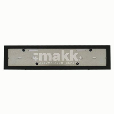 Рамка номерного знака Exprofesso нержавеющая сталь черная EX-005