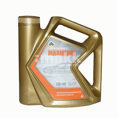Масло моторное Rosneft Maximum 5W40 полусинтетическое 4л