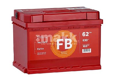 Аккумуляторная батарея 62 Ач FB о/п низкая 24,2*17,5*17,5