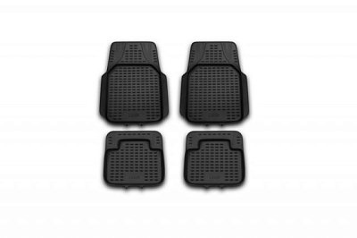 Коврики-ванночка 4 предмета Novline Lider черный NLC.00.00.210