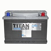 Аккумуляторная батарея 76 Ач Титан Euro Silver о/п 