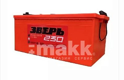 Аккумуляторная батарея 230 Ач ЗВЕРЬ гибрид CA+ТТ о/п 51,8*27,4*23,7