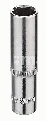 Головка торцевая глубокая шестигранная 1/4" 9 мм Кraft 700656 "В"