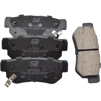 Колодки тормозные дисковые задние BP83006 SB NAGAMOCHI