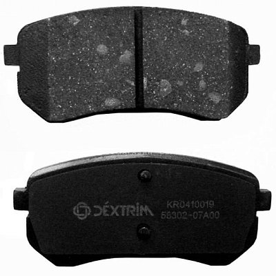 Колодки тормозные задние KR0410019 Dextrim