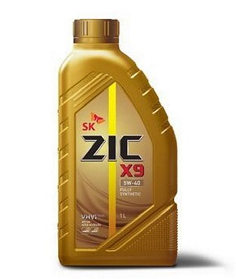 Масло моторное ZIC X9 5W40  синтетическое 1л
