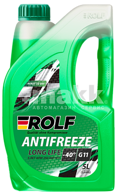 Антифриз ROLF  (-40) G11 Green 5л (зеленый)