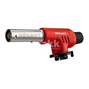 Газовая горелка пьезо на балончик 220гр REXANT GT-19