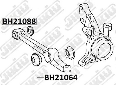 Сайлентблок Toyota Camry SV30 40 90-98 переднего нижнего рычага (ромашка) BH21064 JIKIU ( 4шт. на ав