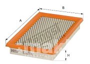 Фильтр воздушный Hengst E521L (C 2420) Nissan Cube, Note, Qashqai, Tiida