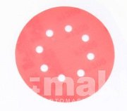Абразив на пластиковой основе SMOOLAD 320Р 125мм 8отв (красный) Р320-125-8-R