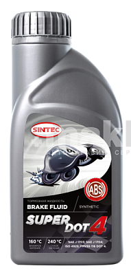 Тормозная жидкость Sintec Super DOT-4 455 гр 