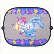 Шторка-экран на бок.окно"Смешарики" 44х36см ком-т 2 шт син/голубой с Крошем SM/WIN-012 Krosh