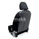 Защита на спинку переднего сидения экокожа чёрный/отстрочка серая 60х45см AUTOPROFI KIK-800 BK/GY