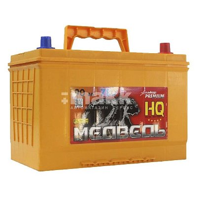 Аккумуляторная батарея 90 Ач Медведь (105D31L) VLA Ca/Ca о/п 30,6*17,3*22,0