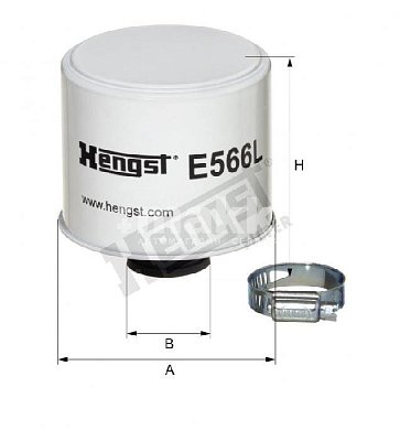 Фильтр сапуна Hengst E566L (C 9004) VOLVO