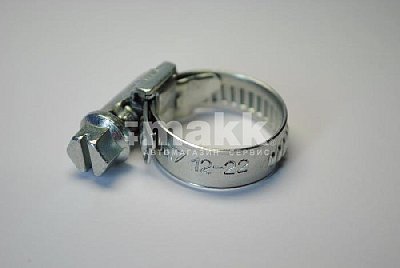 Хомут червячный 12-22 мм