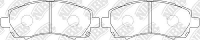 Колодки тормозные передние PN7398  NIBK