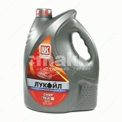 Масло моторное Лукойл Супер SAE 10W40 (SG/CD) (п/синт.) 5 л  