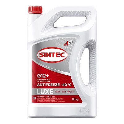 Антифриз  Sintec Luxe (-40) 10кг G12+ (красный)