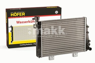 Радиатор охлаждения ВАЗ 2107 универ. HF 708 411 Hofer