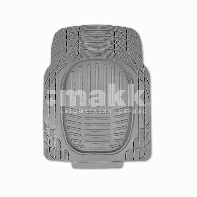 Коврики-ванночка 2 предмета для переднего ряда Autoprofi Transform серый (TER-001 GY)