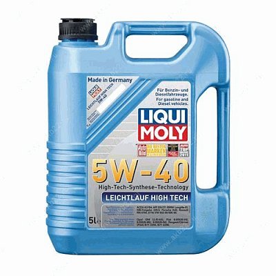 Масло моторное LIQUI MOLY Leichtlauf High Tech 5W40 синт. API SP ACEA A3/B4 5л