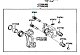 Втулка направляющая тормозного суппорта Toyota MCU3# задняя верхн. 47815-48050 OEM