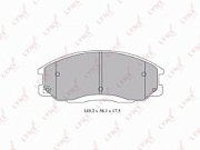 Колодки тормозные передние BD3614 LYNXauto