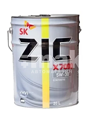 Масло моторное ZIC X7000 AP 5W30 синт. API CI-4 ACEA E4/E7  20л розлив