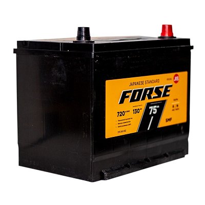 Аккумуляторная батарея 75 Ач Forse Азия (D26L) о/п 26,1*17,5*22,5