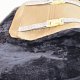 Накидка на сиденье серая темно GS натуральная овчина короткий ворс 1 шт