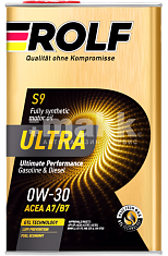 Масло моторное ROLF ULTRA 0W30 синт A7/B7 API SP 4л (металл)